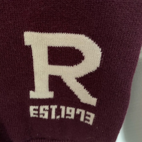 Burgundy Roots Preppy Sweater - Picture 4 of 5